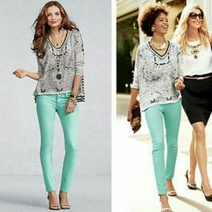 CAbi "Thin Mint" Skinny Jeans #322
